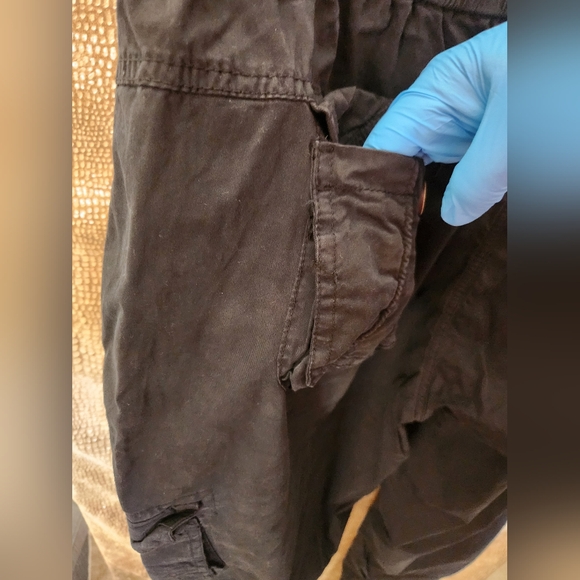 Womens's Four Steeds Black Cargo Pants SKU B03 - Picture 5 of 16